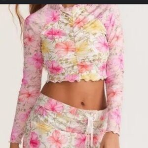 LoveShackFancy x Hurley swim TOP ONLY​​​​​​​​​​​​​​​​​​